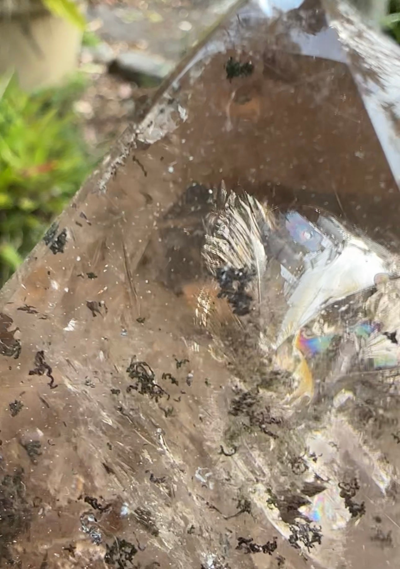 Manifestation Quartz with Dendritic Inclusions