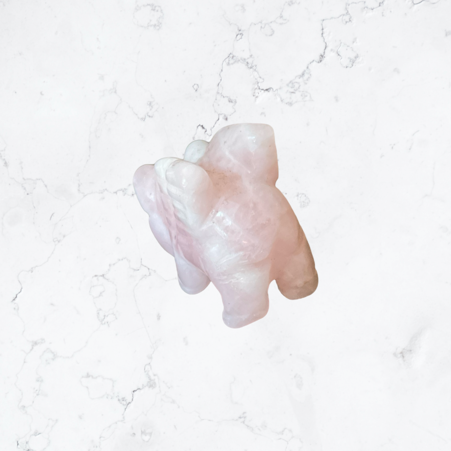 Rose Quartz flying piglet