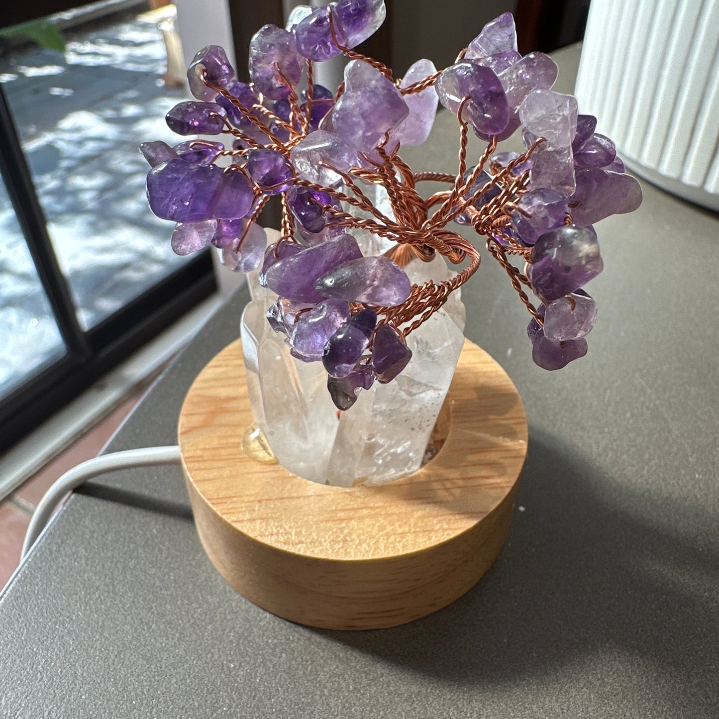 Amethyst Quartz Tree USB Lamp - Enchant & Delight