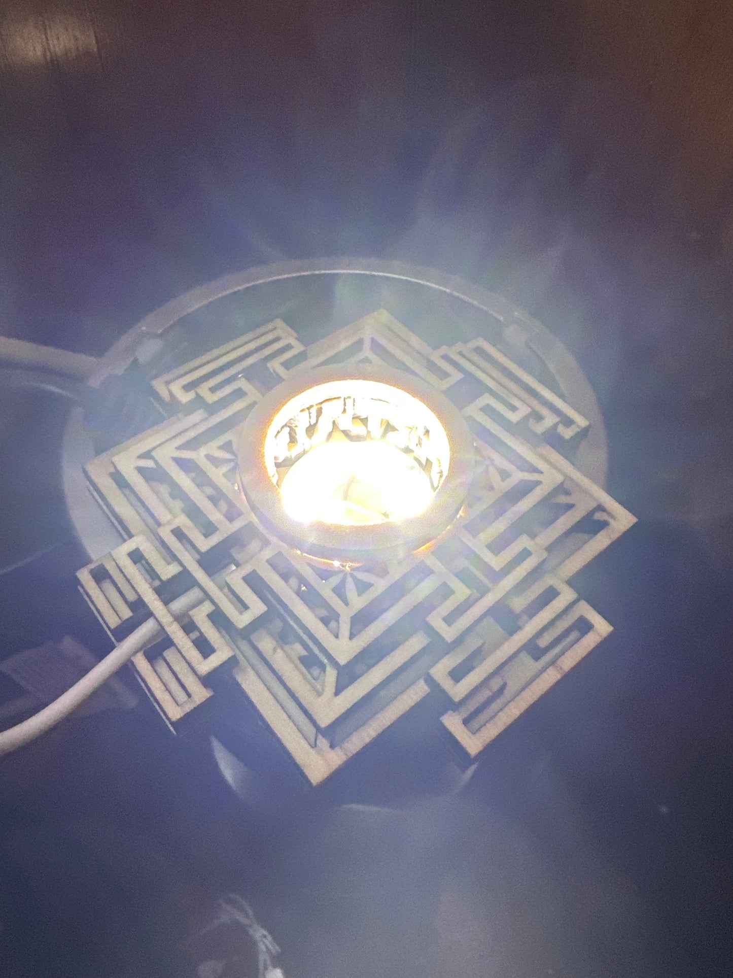 Aztec Sphere Holder USB Light - Enchant & Delight