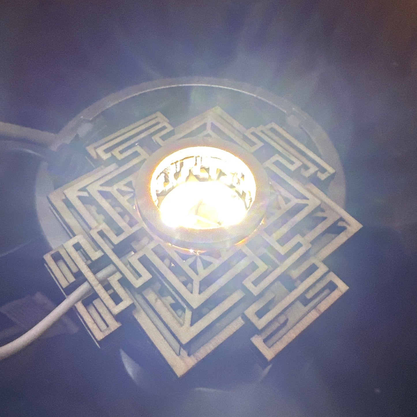 Aztec Sphere Holder USB Light - Enchant & Delight