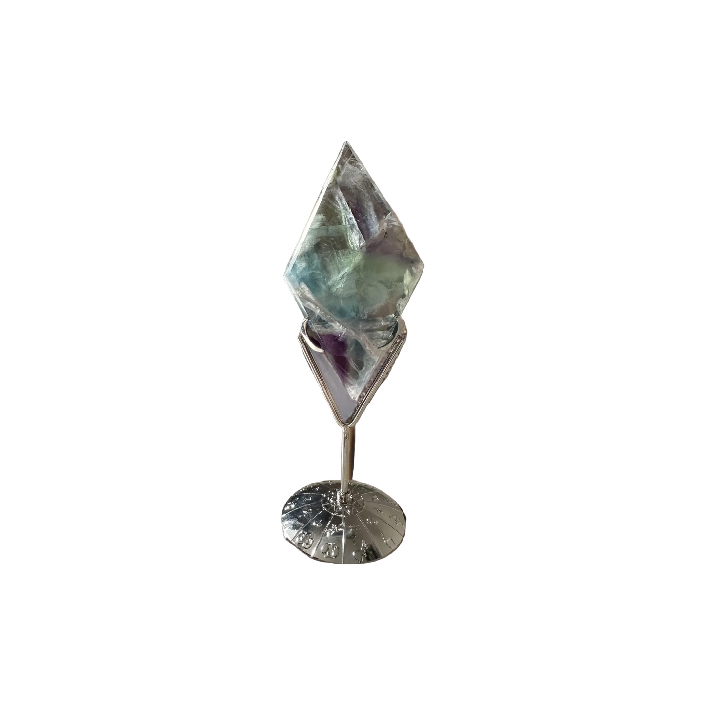 Banded Fluorite Diamond Carving - Enchant & Delight