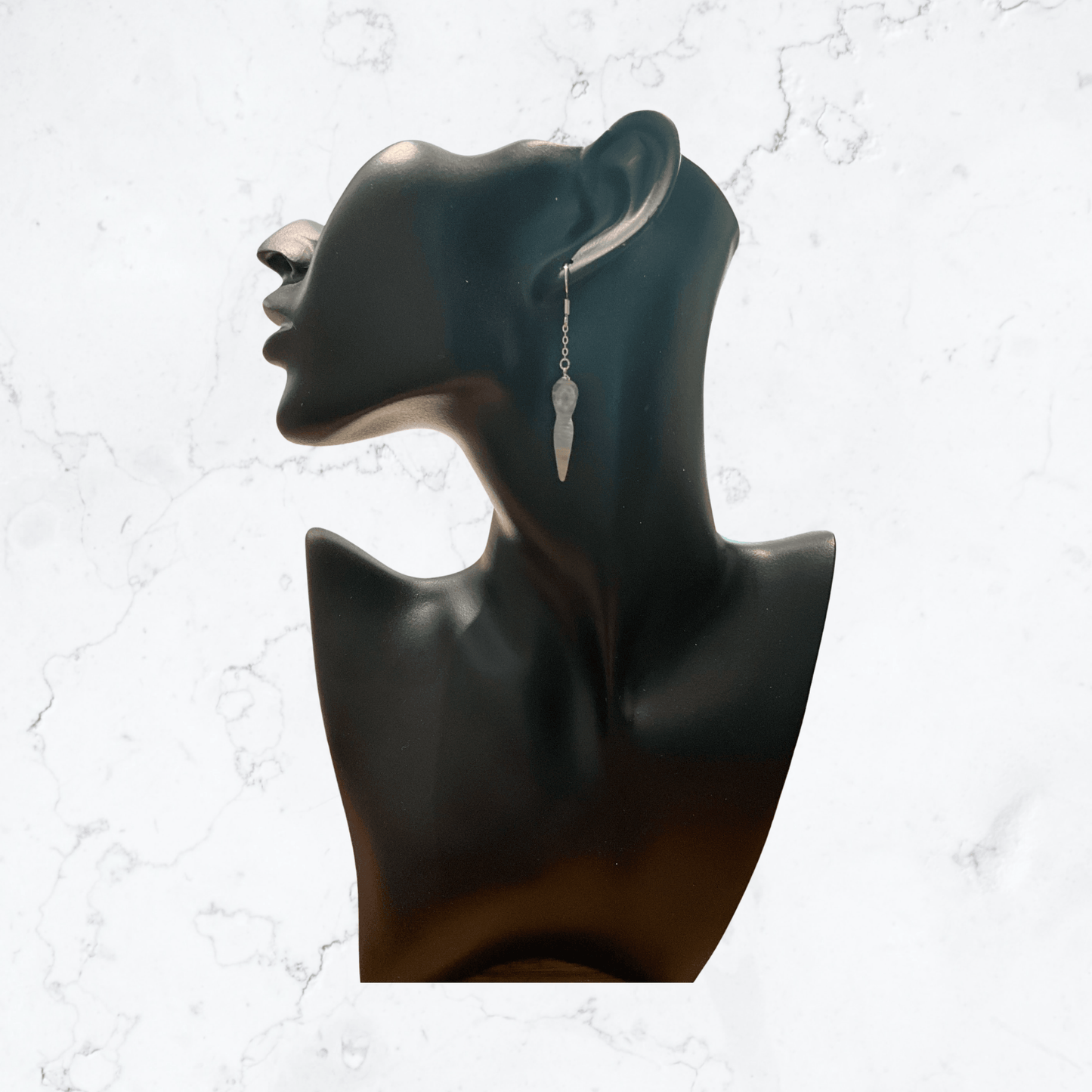 Gaia Goddess Blue Calcite drop earrings - Enchant & Delight