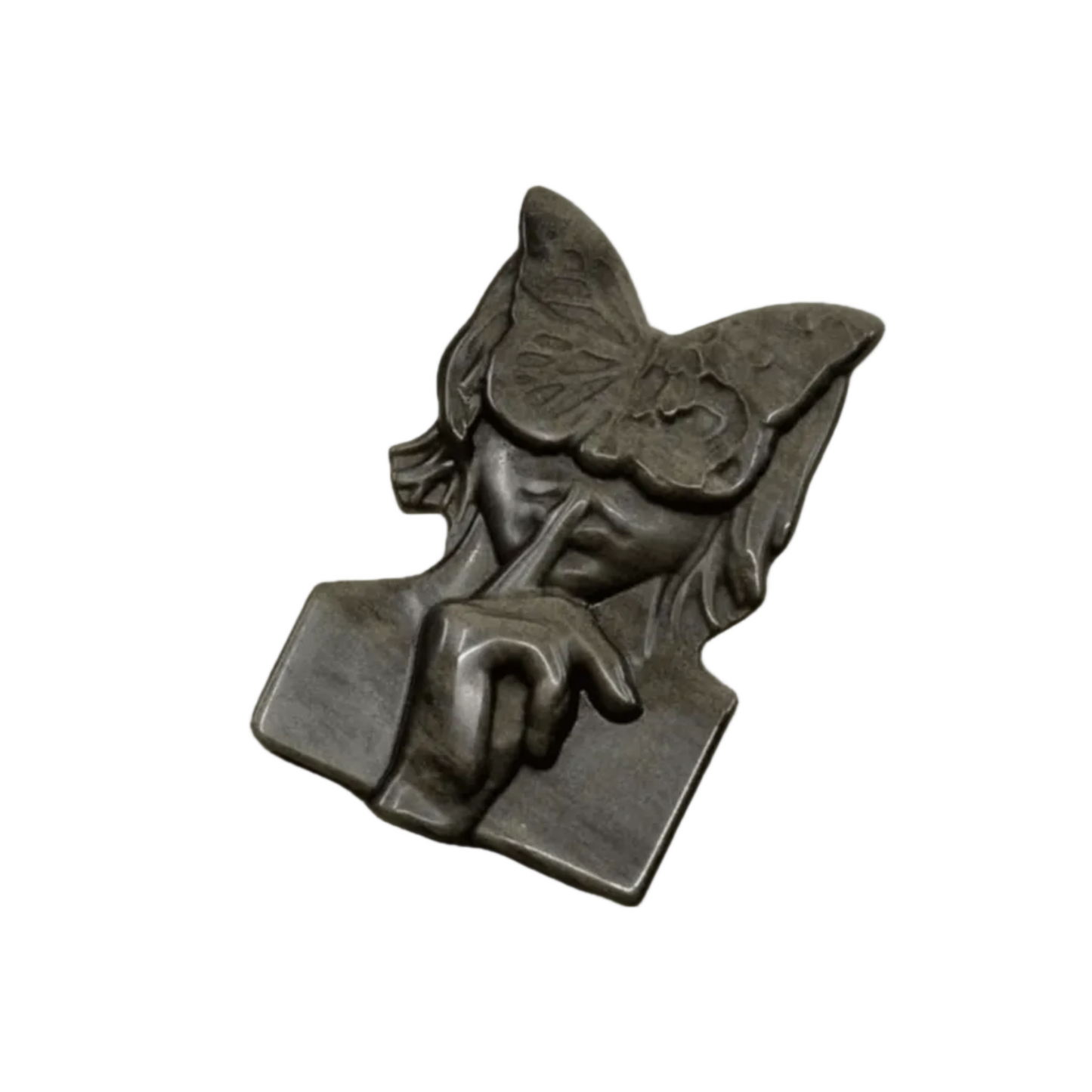 Golden Obsidian Crystal Girl with Butterfly eyes - Enchant & Delight