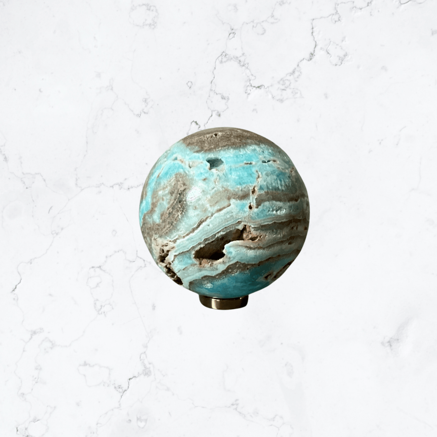 Hemimorphite Sphere - Enchant & Delight