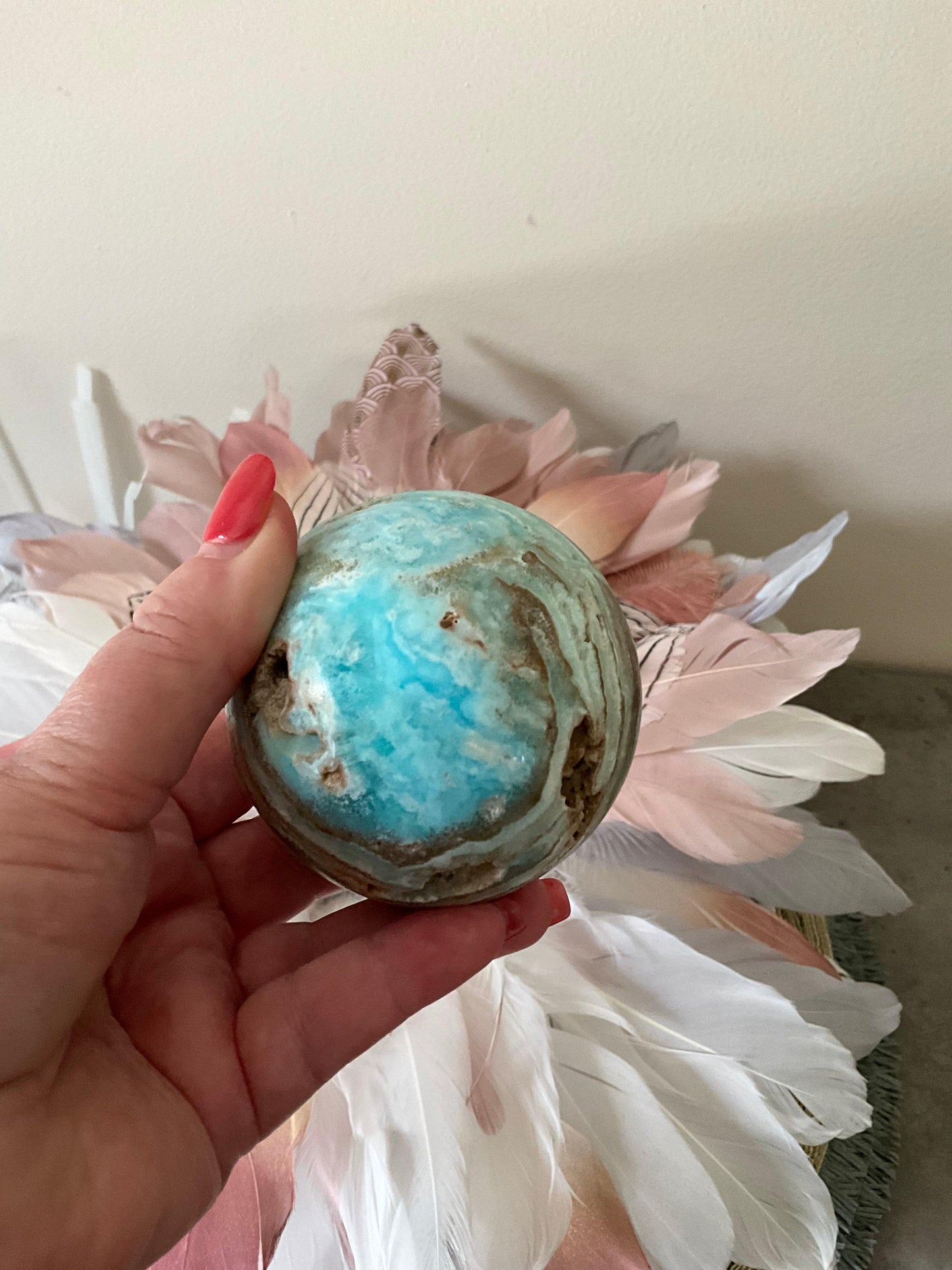 Hemimorphite Sphere - Enchant & Delight
