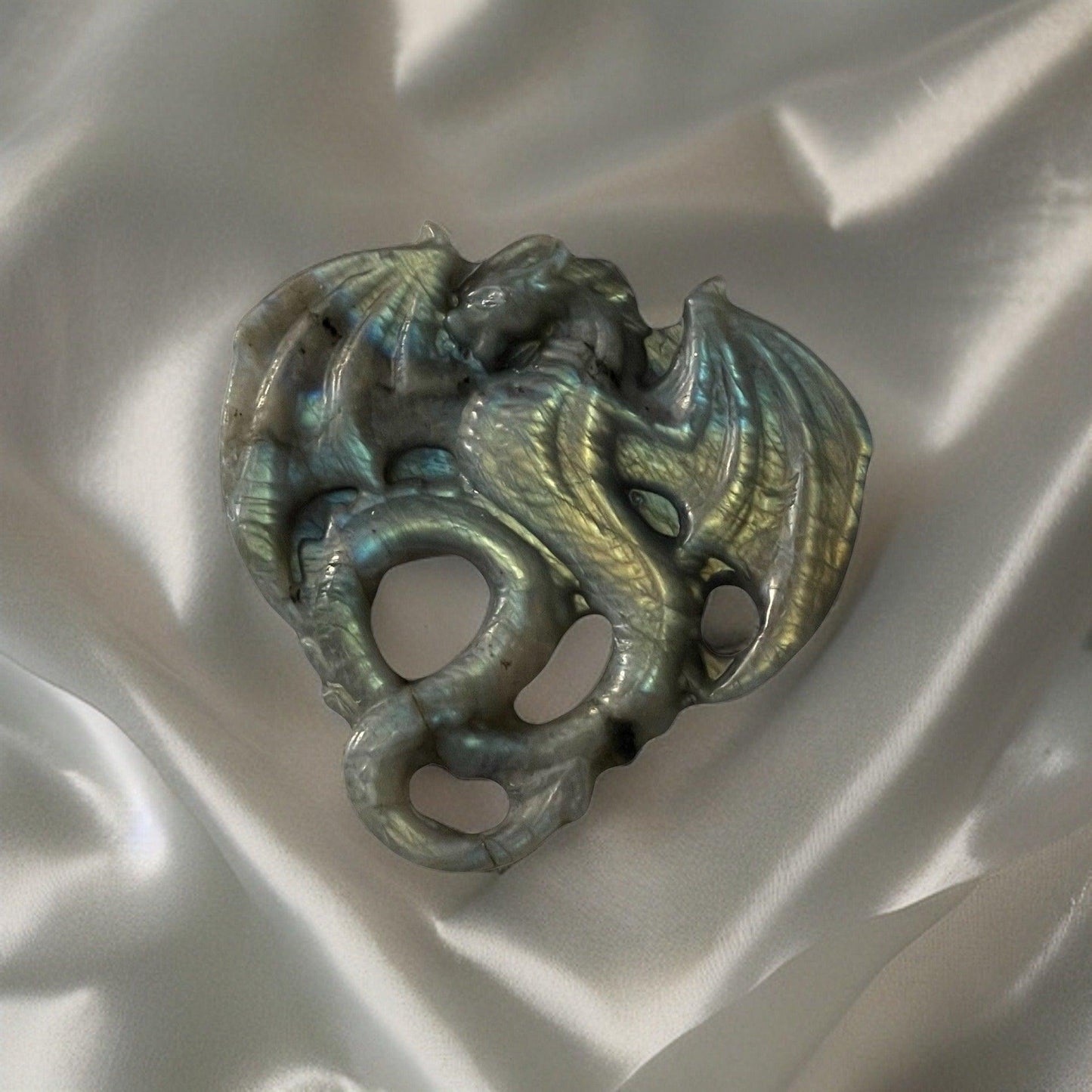 Labradorite Dragon Crystal Carving - Enchant & Delight