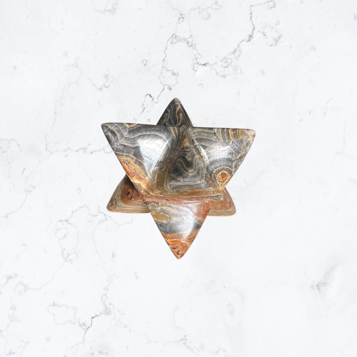 Merkaba Crystal Agate Carving - Enchant & Delight