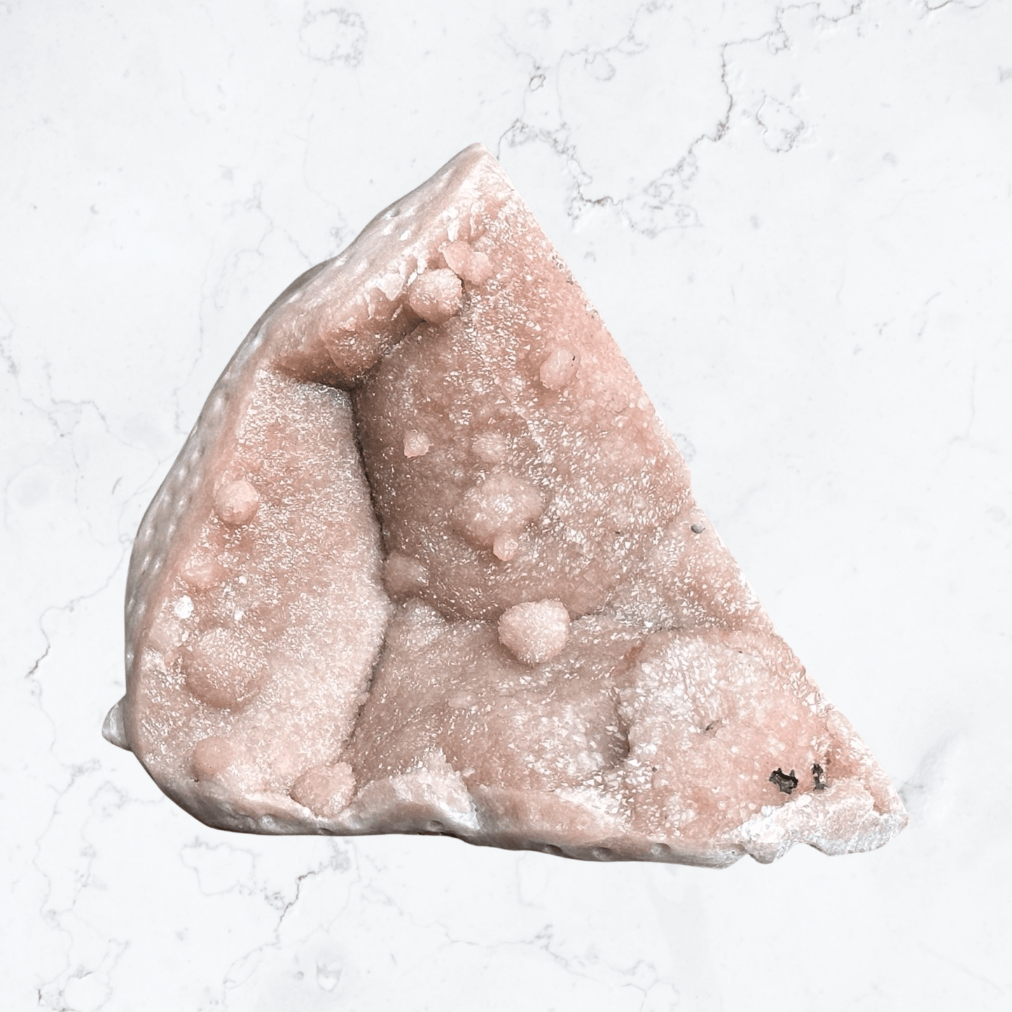 Pink Amethyst hand carved Freeform - Enchant & Delight