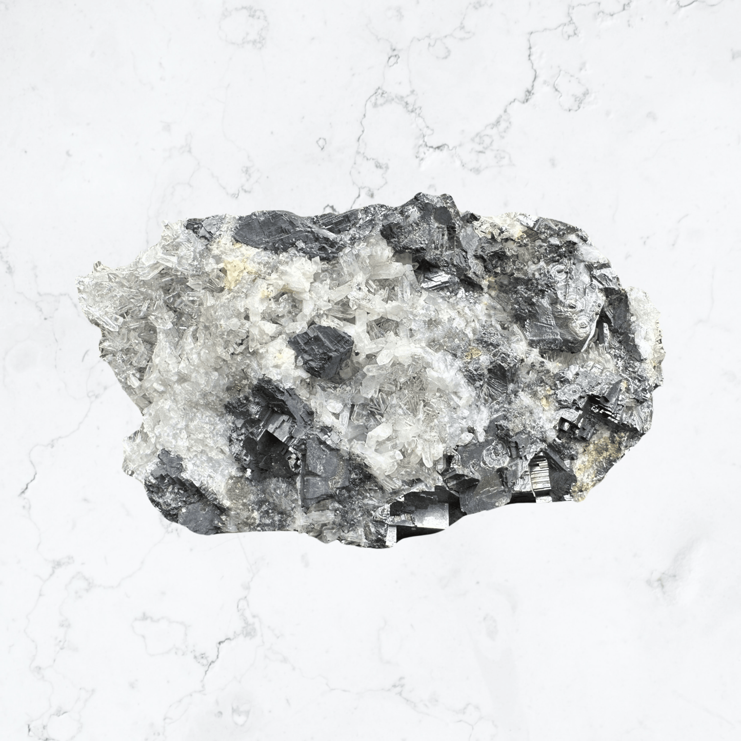 Sphalerite Crystal, Chalcopyrite, Pyrite and Quartz - Enchant & Delight
