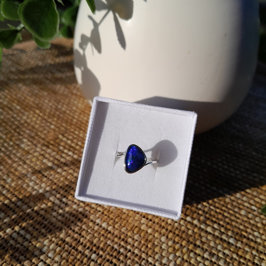 ✨Australian Opal Ring Coober Pedy size 7