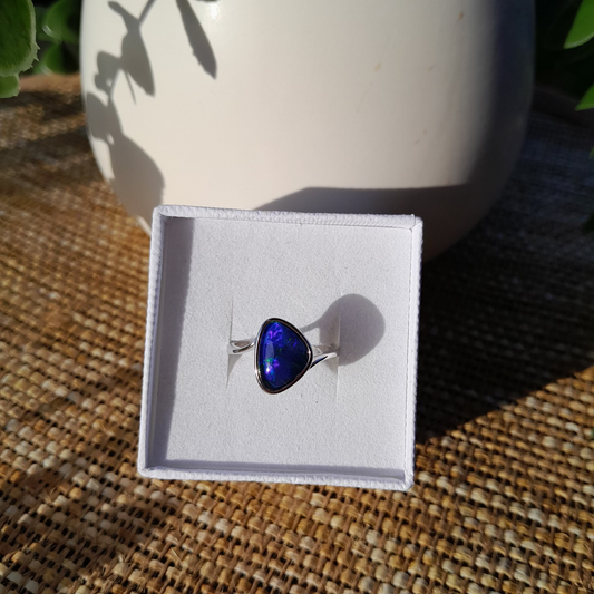 ✨Australian Opal Ring Coober Pedy size 7