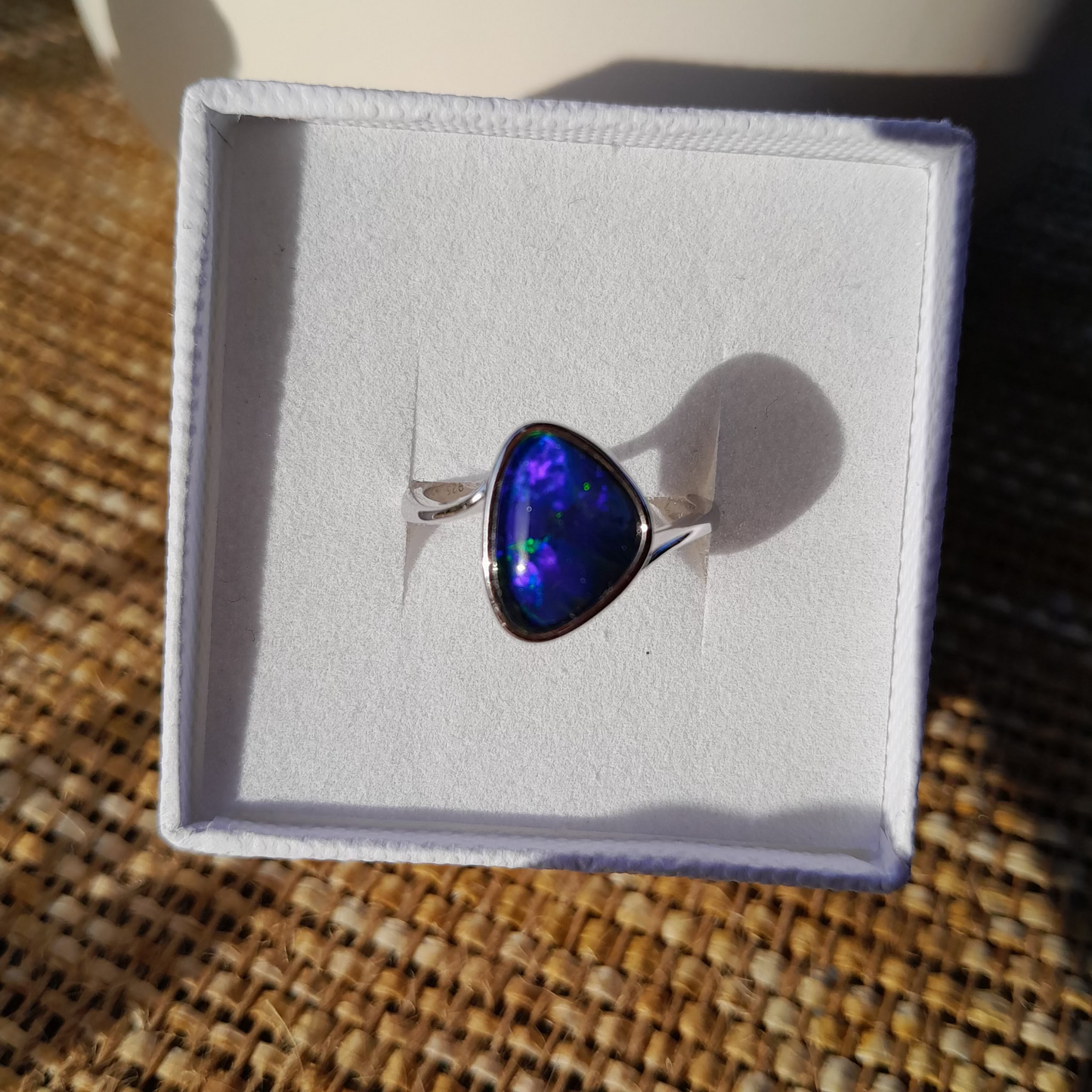 ✨Australian Opal Ring Coober Pedy size 7