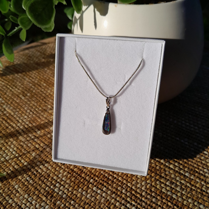 ✨ Natural Australian Fire Opal Pendant – Coober Pedy