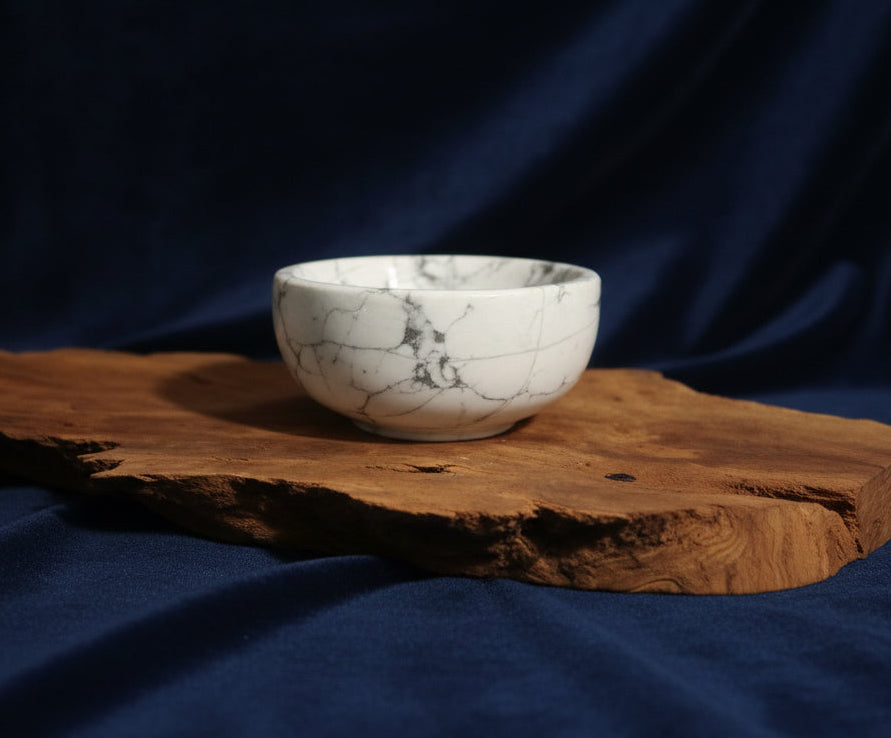 ✨ White Howlite Serenity Bowl