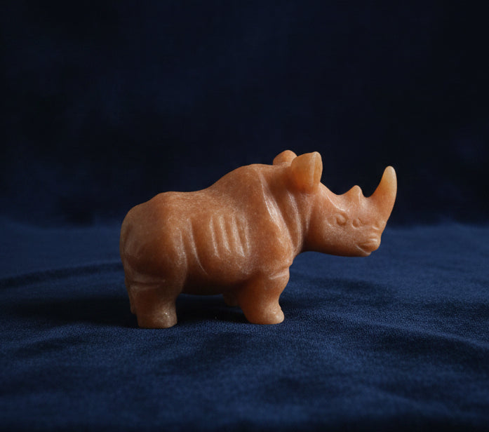 Sunstone Rhino — Symbol of Strength, Vitality & Personal Power