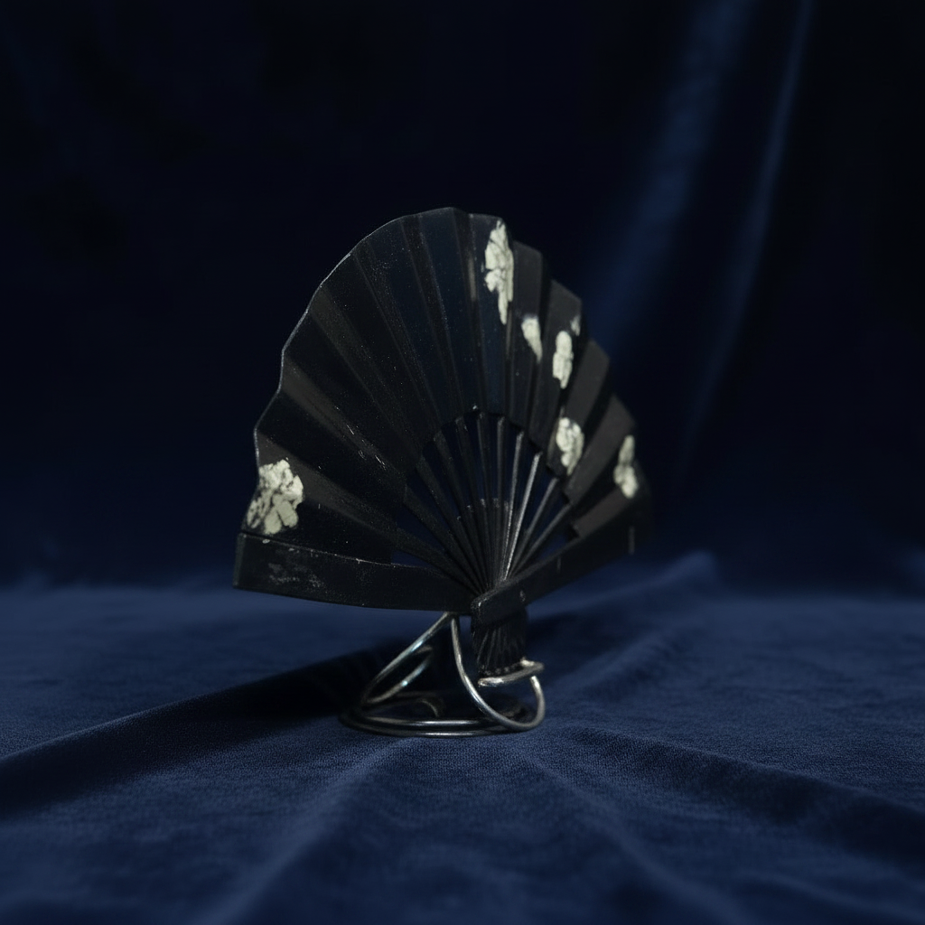 Snowflake Obsidian Fan – Emotional Balance