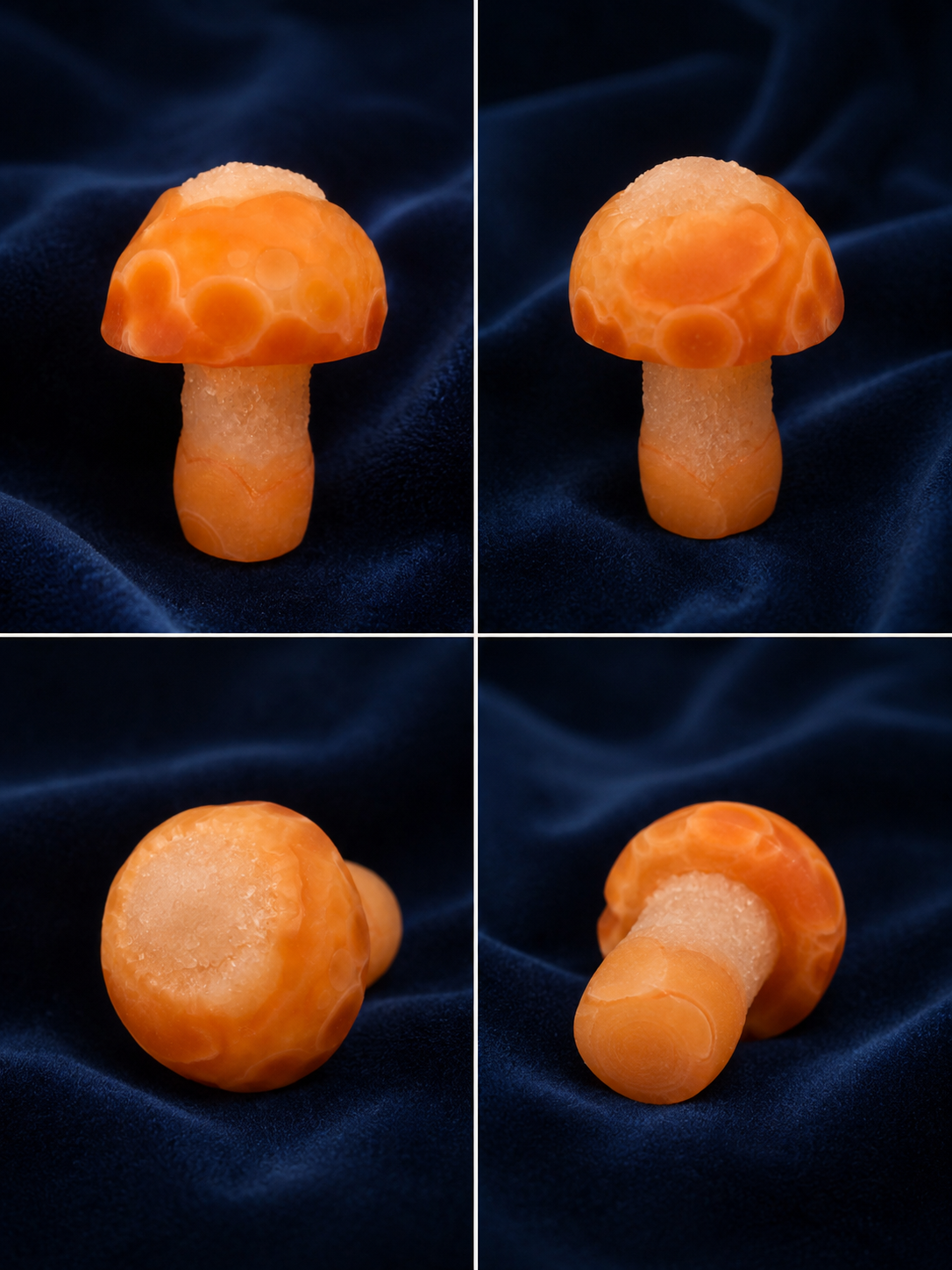 Gobi Agate Mushroom with Natural Druzy