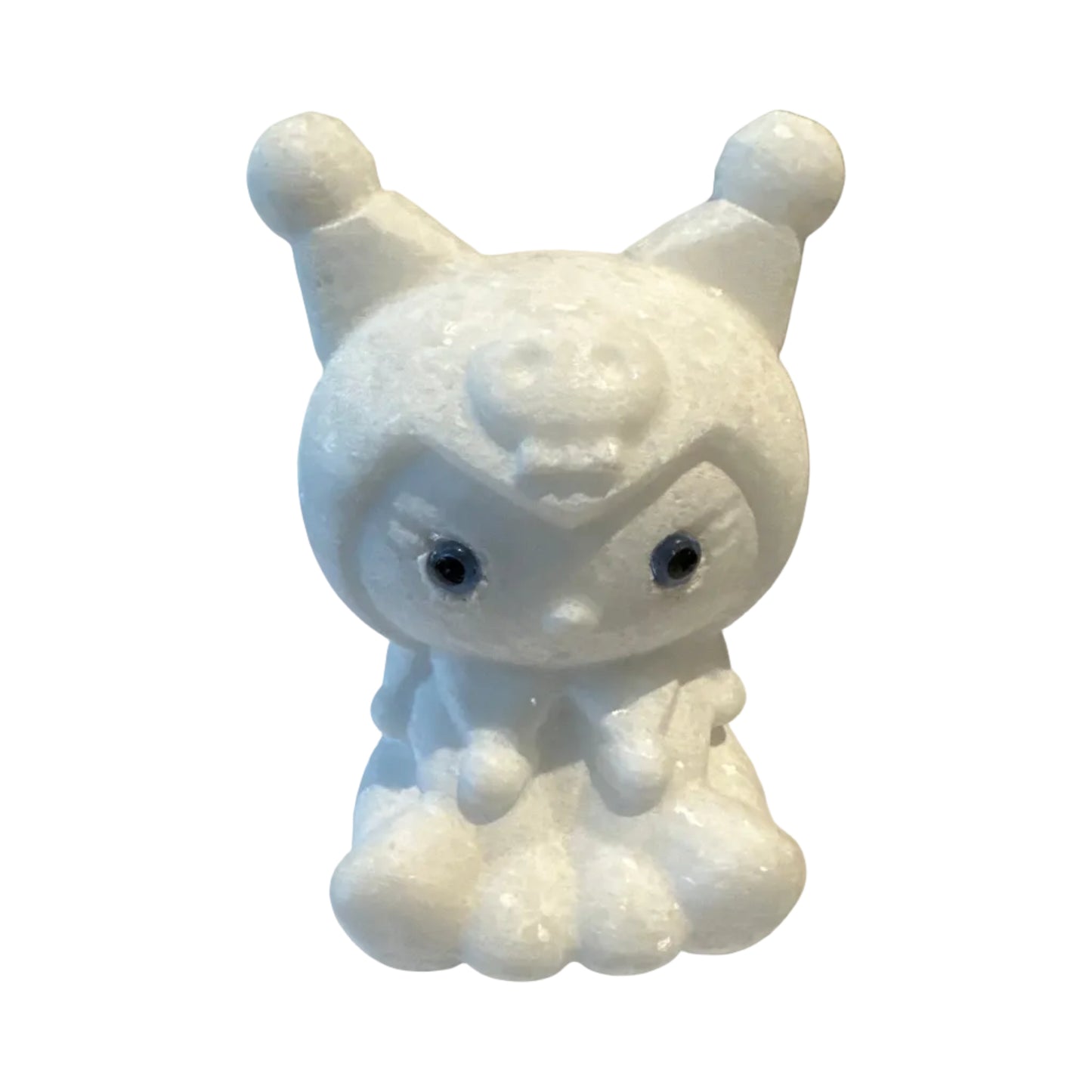 💎 Adorable White Jade Kuromi Carving – Harmony & Protection Crystal