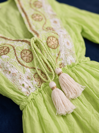 Lime Enchantment Dress 🌿✨