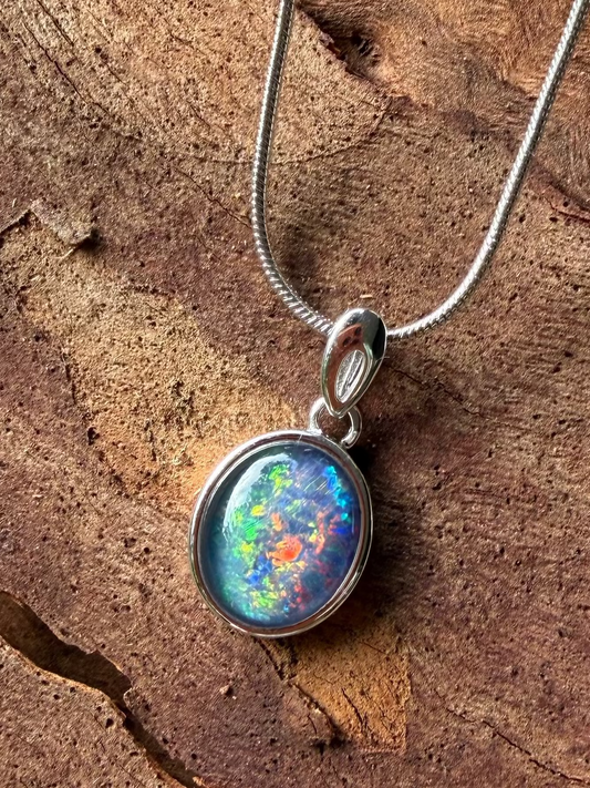 Opal No. 1 Celestial Tide Opal Pendant ✨