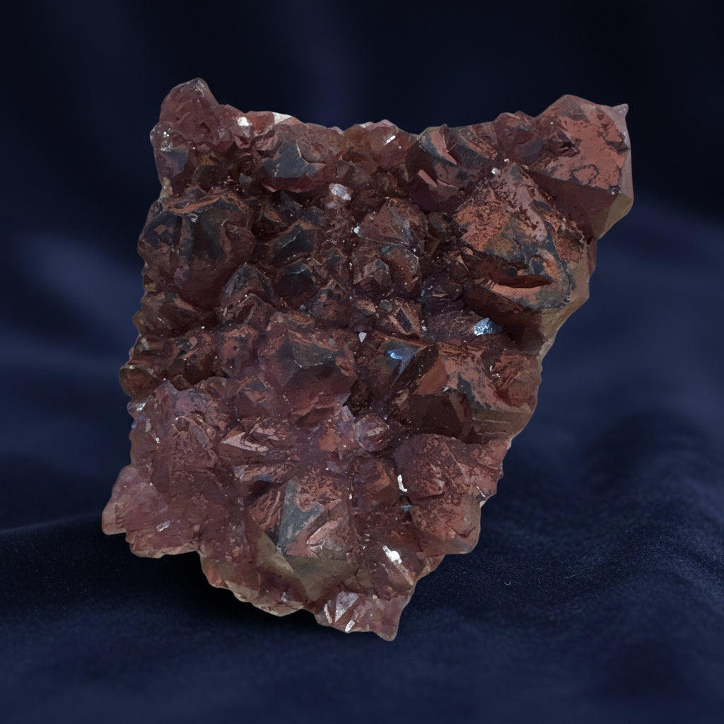 Red Hematoid Quartz Cluster