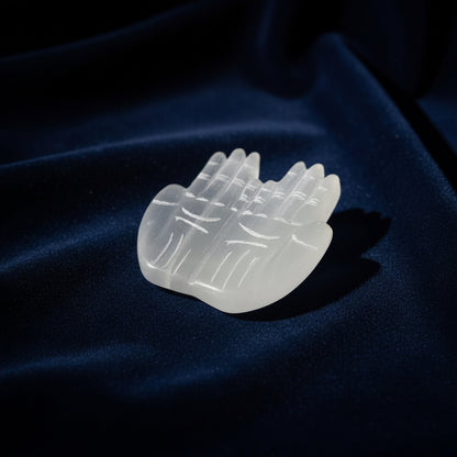 Selenite Hand – Cleansing & Protection