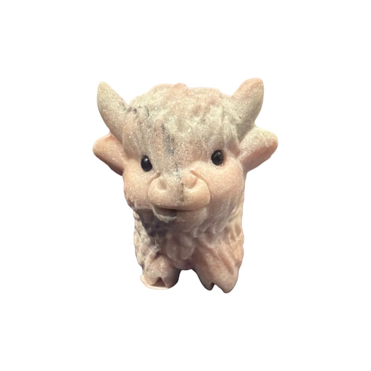 Pink Opal Highland Cow - Heart Healing
& Emotional Calm