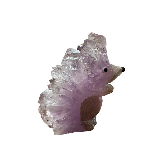 Amethyst Hedgehog Cluster 263g – Protection, Calm & Spiritual Energy