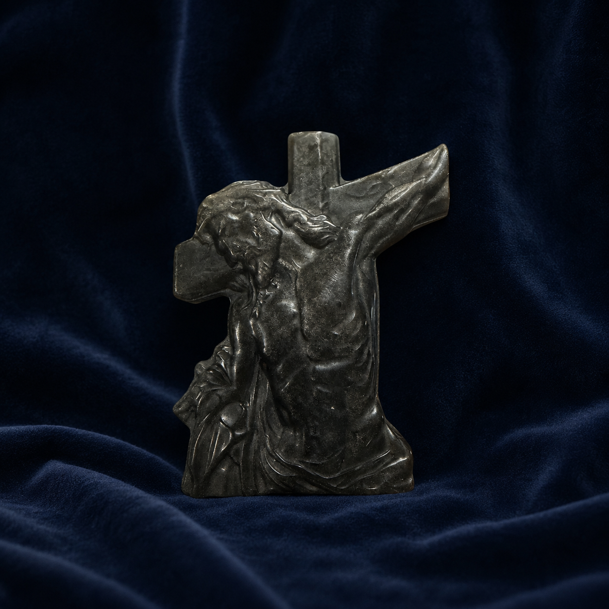 Jesus on the Cross Carving