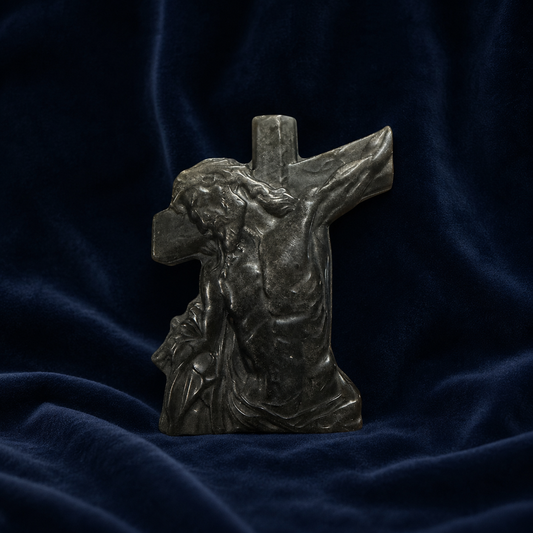 Jesus on the Cross Carving