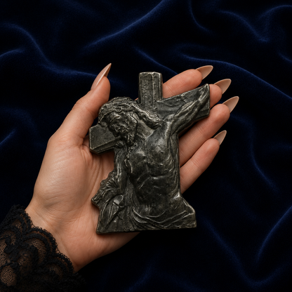 Jesus on the Cross Carving