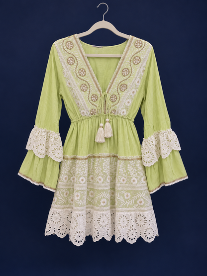 Lime Enchantment Dress 🌿✨