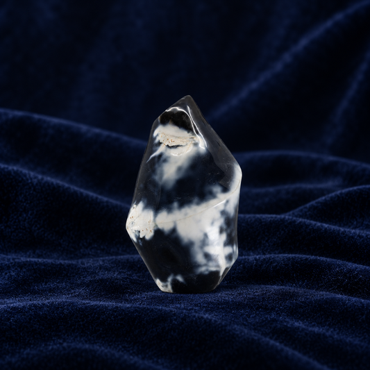 Orca Agate Crystal Flame – Forgiveness & Emotional Healing