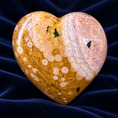 Ocean Jasper Heart | The Enchanted Heart