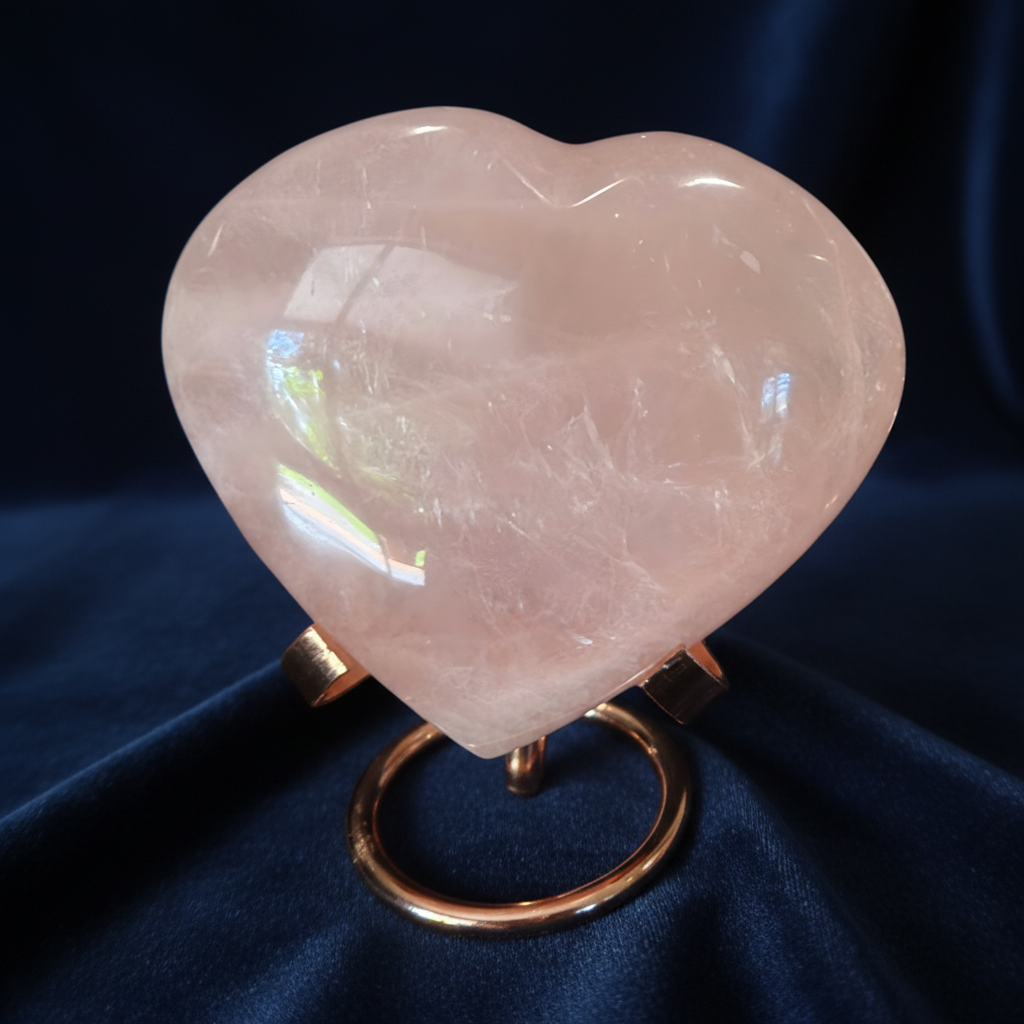Rose Quartz heart