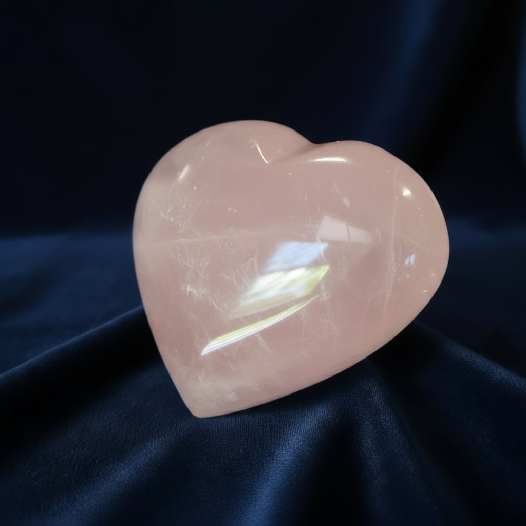 Rose Quartz heart