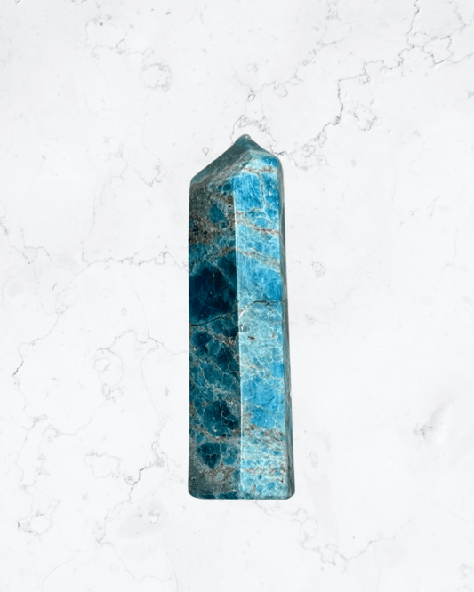 Blue Apatite Crystal Tower - Enchant & Delight