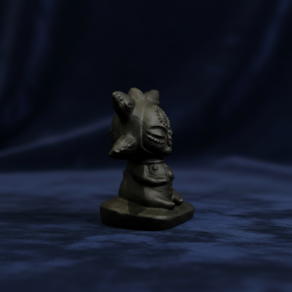 Black Obsidian Forest Carving
