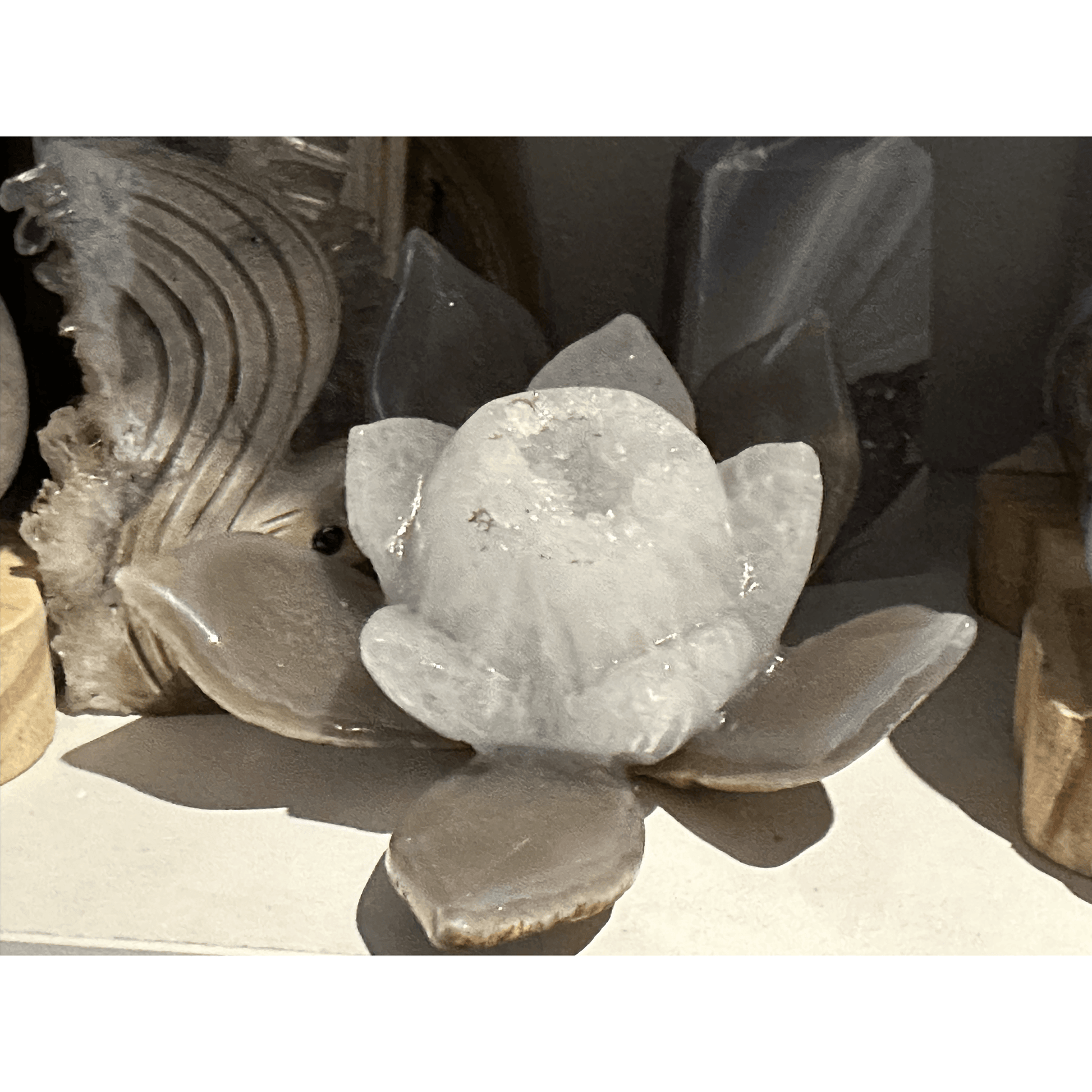 Agate Lotus Flower carving - Enchant & Delight