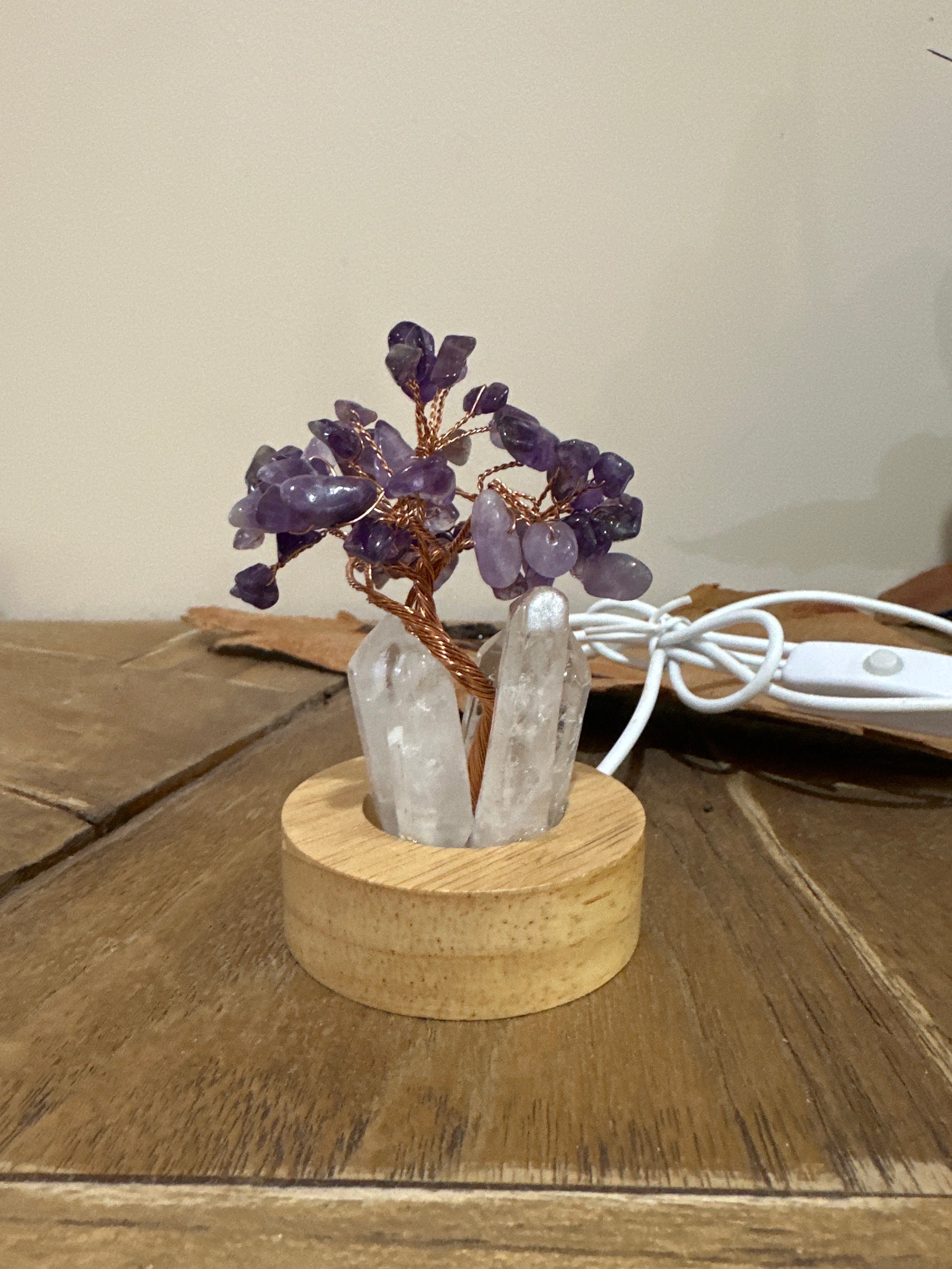 Amethyst Quartz Tree USB Lamp - Enchant & Delight