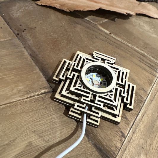 Aztec Sphere Holder USB Light - Enchant & Delight