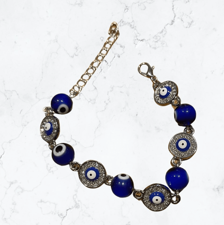 Blue Evil Eye Bracelet - Enchant & Delight