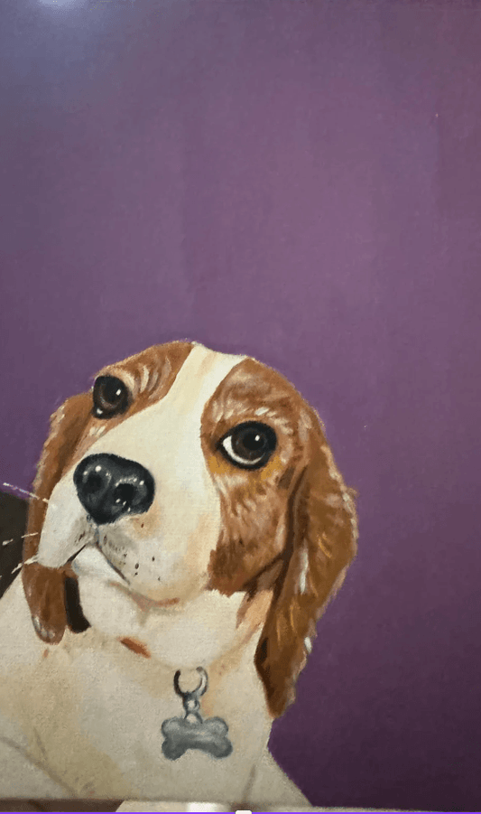 Bring Home the Beagle Buzz: Adorable Custom Acrylic Portrait! - Enchant & Delight
