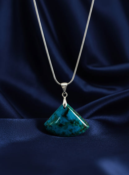Chrysocolla Pendant - Enchant & Delight