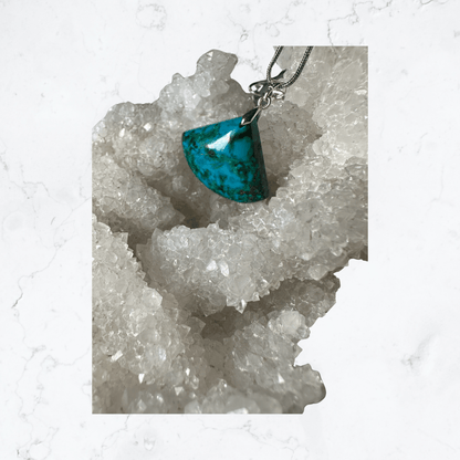 Chrysocolla Pendant - Enchant & Delight