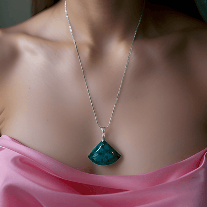 Chrysocolla Pendant - Enchant & Delight