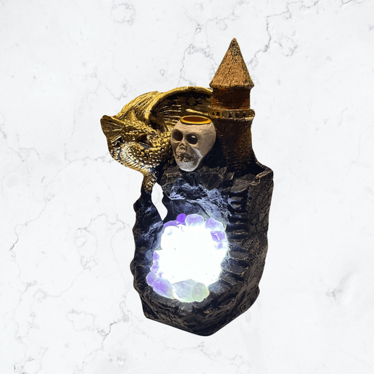 Dragons Den Amethyst Crystal Lamp - Enchant & Delight