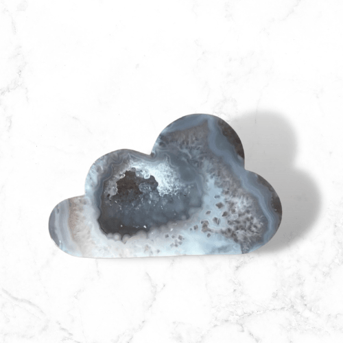 Druzy Agate Little Cloud Crystal Carving - Enchant & Delight
