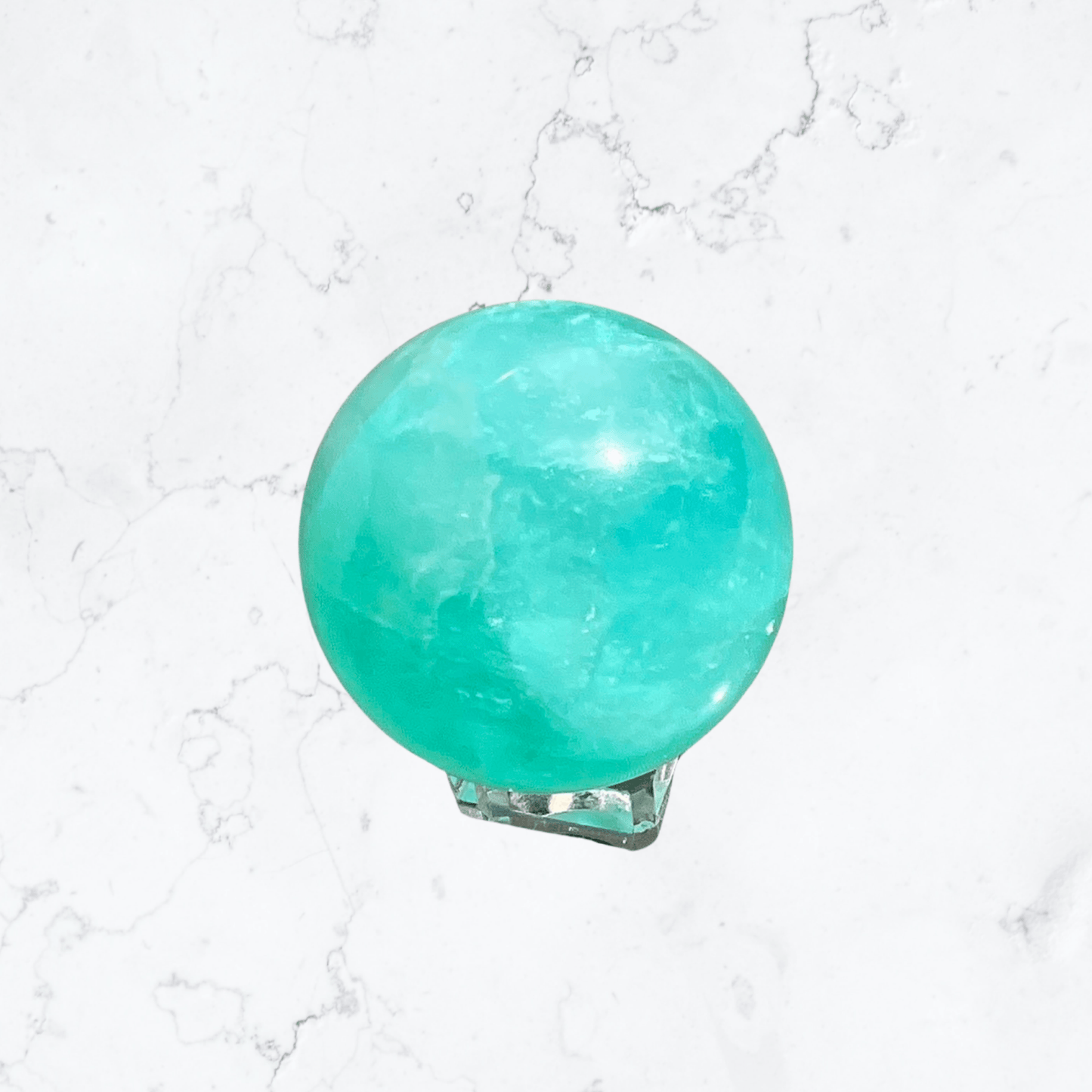 Green Fluorite Sphere 2 - Enchant & Delight